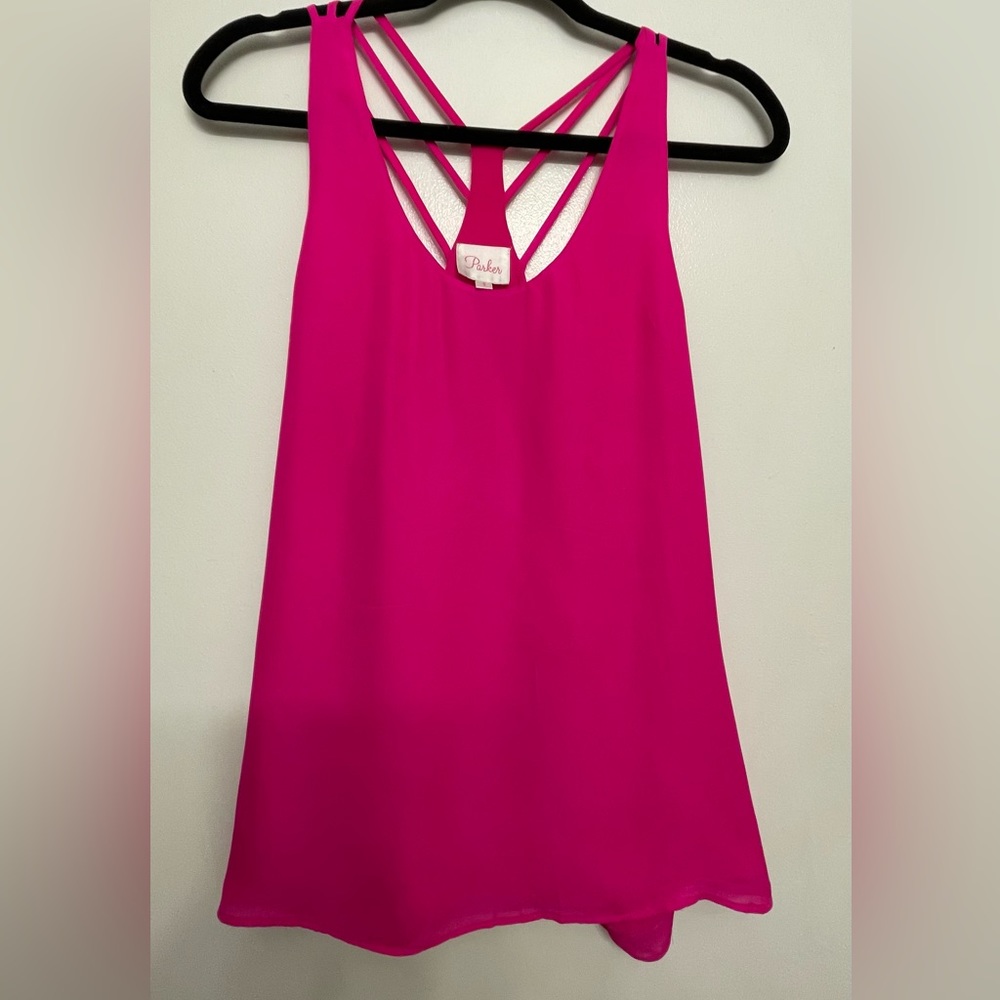Parker Pink Silk Too! Size Small